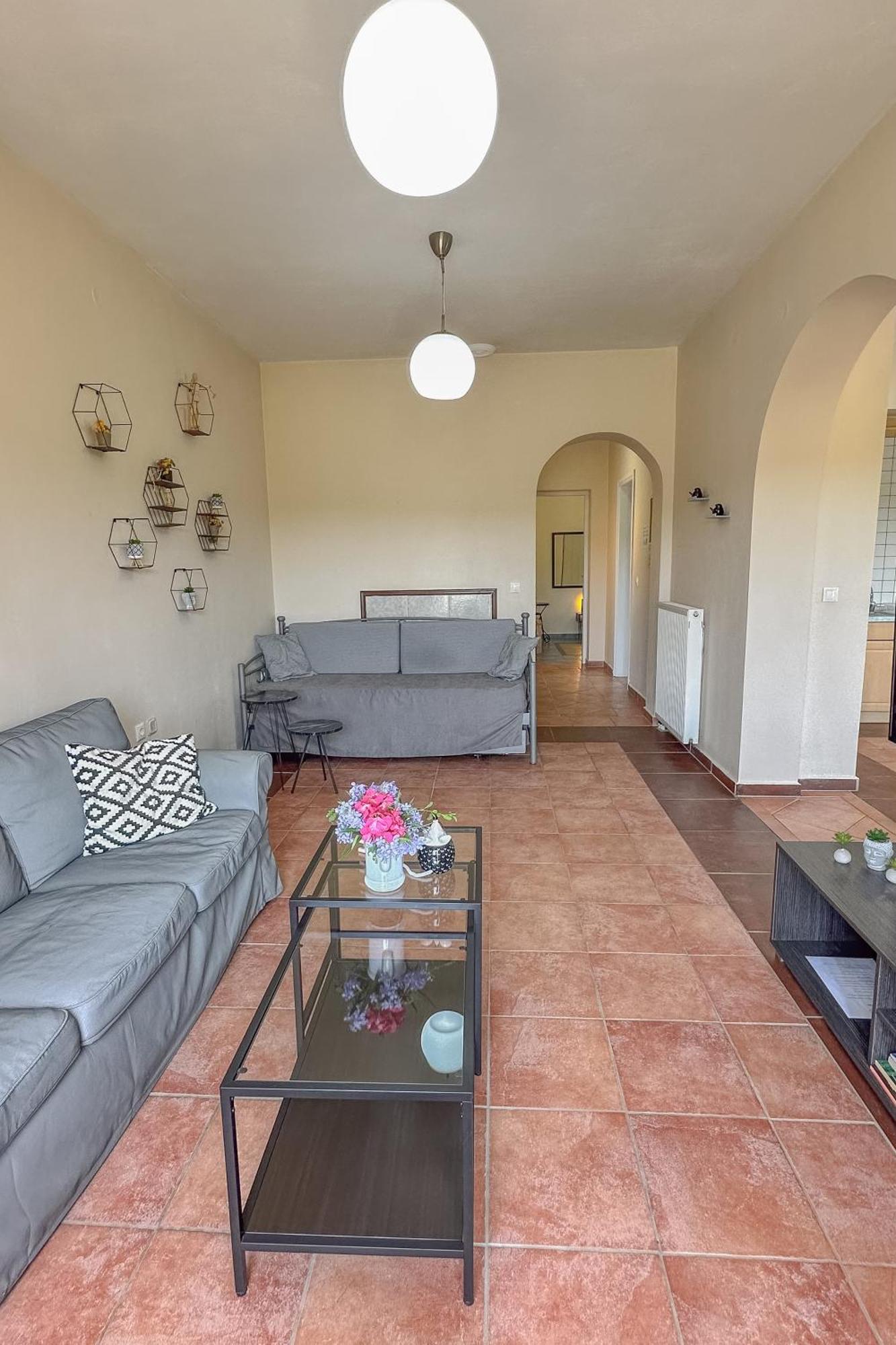 Mouse House Apartment Gouvia Bagian luar foto
